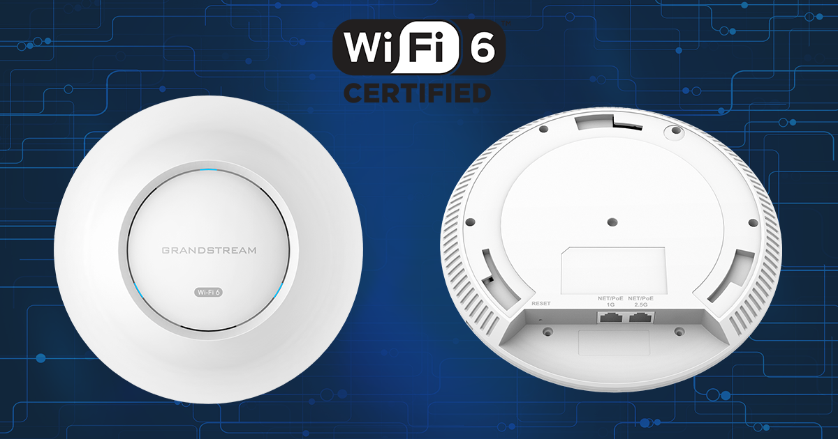 Grandstream Releases New Tri-Band Wi-Fi 6E Access Point